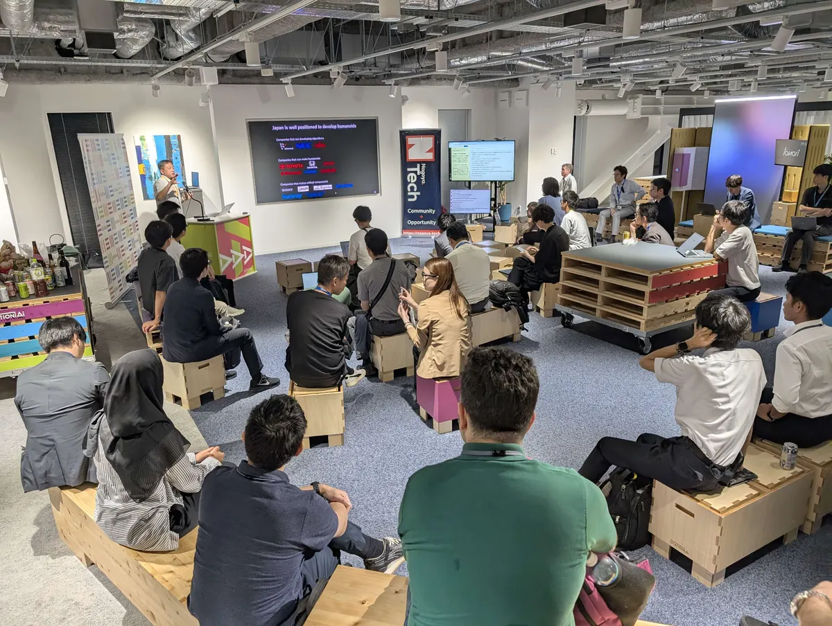 Networking at the July 2025 meetup