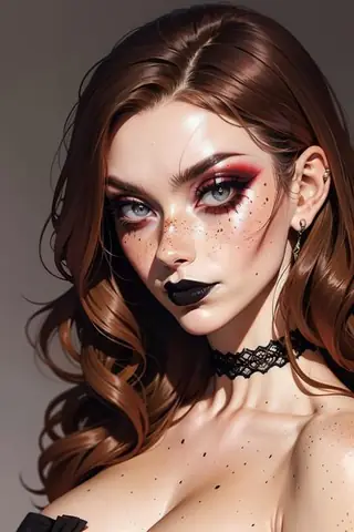 Romantic Goth Makeup