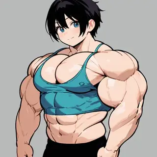 Big Pecs Girl