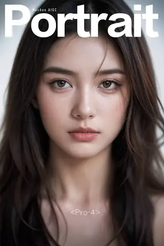 Muchen Girl Realistic Portrait