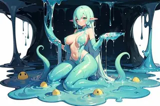 SlimeWorld | Slime Girl Helper & Concept