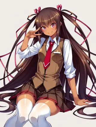 Taimanin Yukikaze Style (Aoi Nagisa) + Characters
