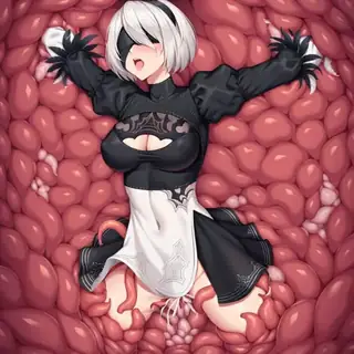 stucked in tentacles like seedbed pony