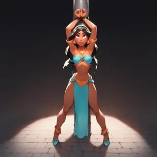 Tied to Pole