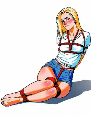 Joschek's Rope Bondage: Damselpose for Pony Xl