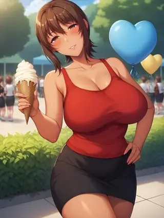 Shiori Nishimura (Hentai: Kaa chan no Tomodachi ni Shikotteru Tokoro Mirareta) PonyXL / SD 1.5