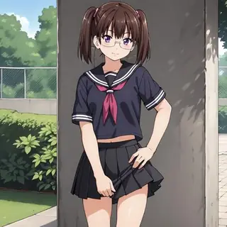 Shizuha Inui (Nudist Beach ni Shuugakuryokou de!!) XL pony LORA