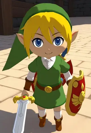 Wind Waker Style (The Legend Of Zelda: Wind Waker) [Illustrious & NoobAI & SD1.5]