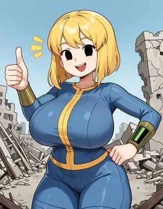 Vault Girl Fallout [Anima/Illustrious]