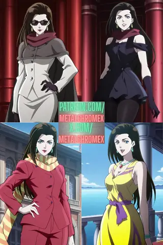 Lisa Lisa (JoJo's Bizarre Adventure: Battle Tendency) all 11 tagged outfits! Commission!
