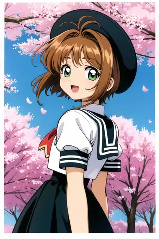 CLAMP 《Card Captor Sakura(Animation version)》/《魔卡少女樱(动画版)》 木之本樱/大道世知世 Artist Style