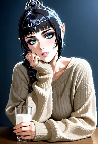 Brushed Cashmere Sweater