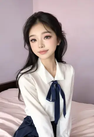 Asian girl make up