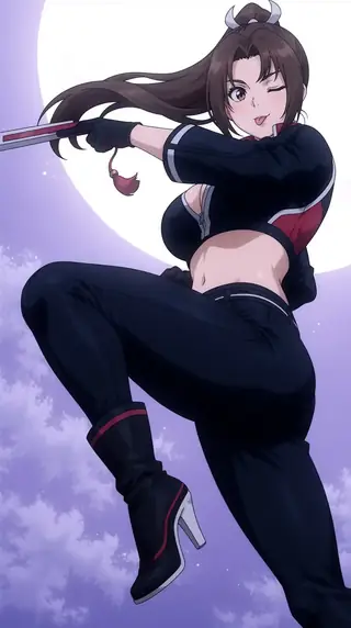 Shiranui Mai [Fatal Fury/King of Fighters + Obari Masami Artstyle][PONY/IL/ANIMA]