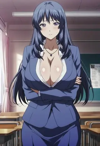 Tsukishima Kyouko Kyonyuu Hitozuma Onna Kyoushi Saimin Keitai Appli de Sex Chuudoku! [ Illustrious ]