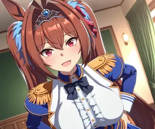 Daiwa Scarlet (Umamusume) in game style 3D ILL v2