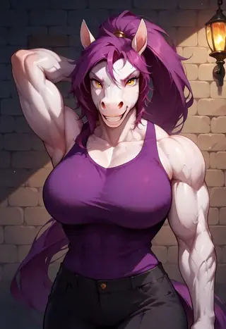 [Pony/Illu] Jyami/Kon the Knight Genderswap (Dragon Quest)