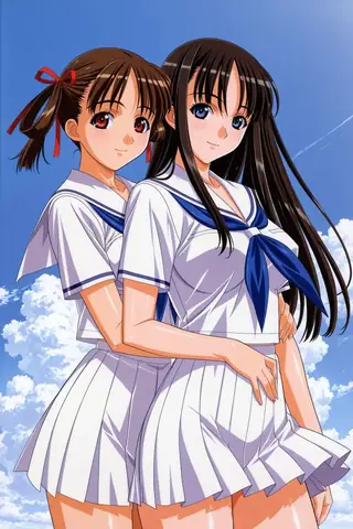 [illustrious XL] 2 in 1，Tony Taka &黑田和也《Sora no Iro, Mizu no Iro》/《空之色，水之色》Kuroda Kazuya Artist Style