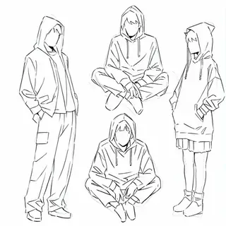 Hand Line art