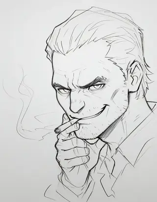 Sketch Art Rough lines and lineart