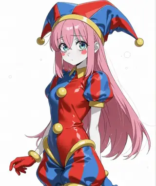 LoRA / illustriousXL / Pomni from The Amazing Digital Circus (Cosplay+Character)
