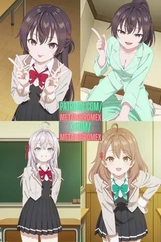 Yuki Suou, Alisa Mikhailovna Kujou, and Maria Mikhailovna Kujou (Alya Sometimes Hides Her Feelings in Russian) V2 (Seaso