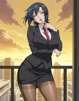 Kazama Rin (hentai: genkaku cool na sensei ga aheboteochi) ANIMA / NoobAI XL V pred / Epsilon Illustrious / Pony / SD1.5