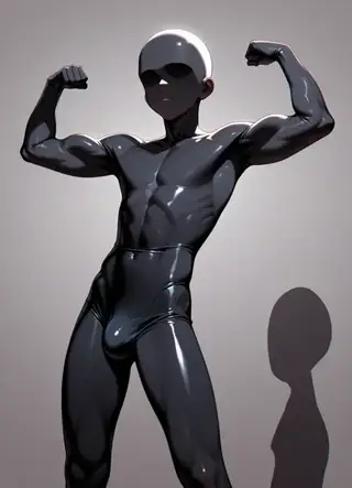 translucent man