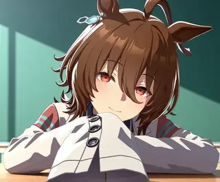 Agnes Tachyon (Umamusume) in game style 3D ILL v2