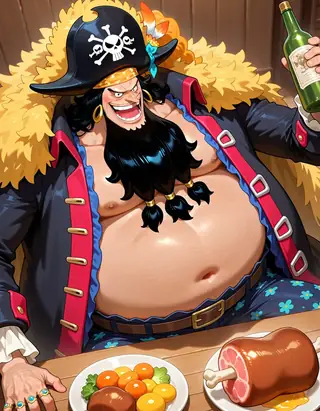 (Commission)黒ひげ Blackbeard/Marshall D. Teach One Piece [IllustriousXL]