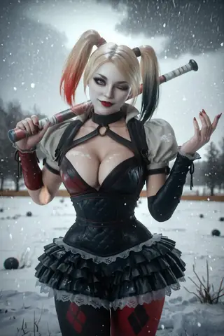 Harley Quinn Batman: Arkham Knight (2 outfits)