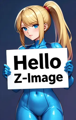 Zero Suit Samus Metroid [Z Image/Flux]