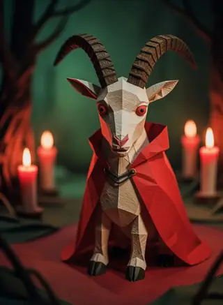 Low Poly Papercraft Z Image Turbo