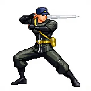 Pixel Fighting girl style v1.0 | Zimage