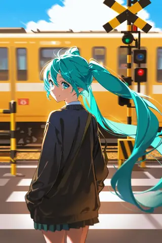 (IL Background) Train in Background | 列车背景