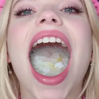 Chunks of Cum (In Mouth)