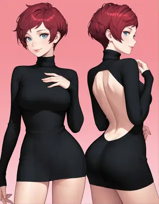 【COSTUME】Turtleneck Microdress (Commission)