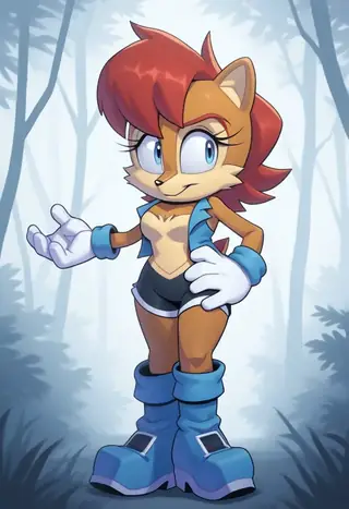Sally Acorn Sonic Archie Comics