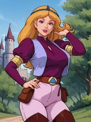 Zelda 8 Attires 1989 Cartoon Series/Captain N [Pony/Illustrious]