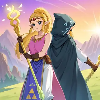 Princess Zelda Echoes of Wisdom Illustrious