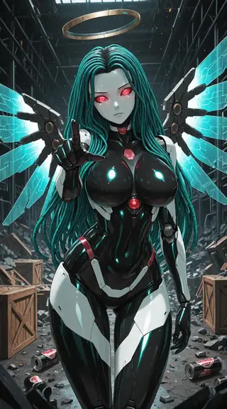 Robot Girl Hair