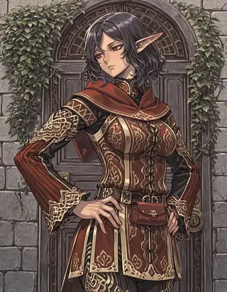 Tunics, Robes, Doublets (Various Armors) (Final Fantasy XI) Seer's/Garish