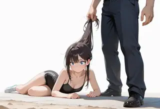 Being dragged by the hair (TEST)