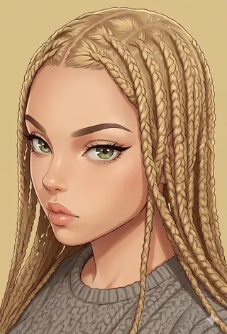 anime braids