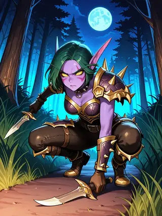 Warcraft Races at The WeepingWizard Night Elf