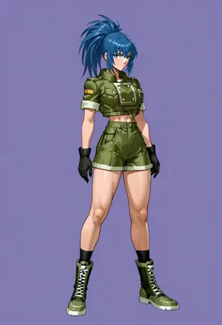_Leona Heidern Sprites_