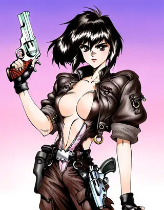 Masamune Shirow Retro Anime/Manga Illustrious 0.1