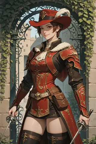 Red Mage Empyrean Armor "Estoqueur's Attire" (Final Fantasy XI)