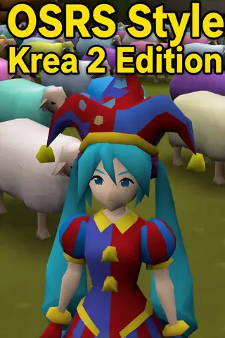 Old School Runescape Style LORA Krea2, Klein 9B, & ZIT OSRS_Style