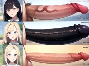 Penis Size Chart Set Two
